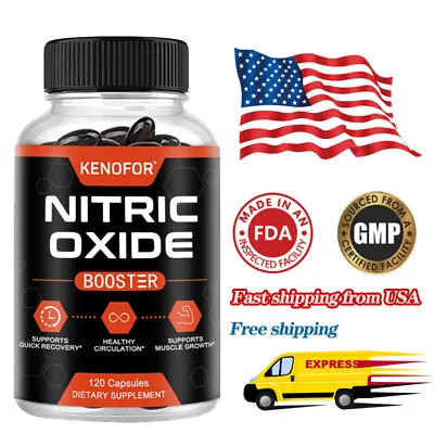 Extra Strength Nitric Oxide Supplement L Arginine Strength Highest Potency • $12.59