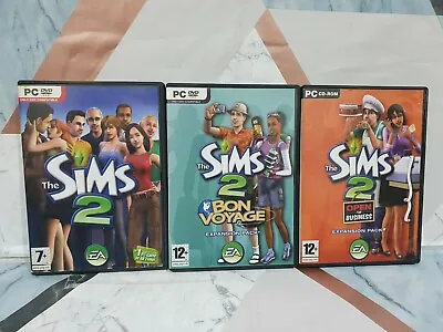 £10 • Buy The Sims 2 Plus Bon Voyage And Open For Business Expansions - PC: Windows