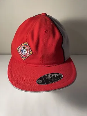 Negro League Baseball Museum 7 3/8 Red And Gray 3 Sixty Hat • $15