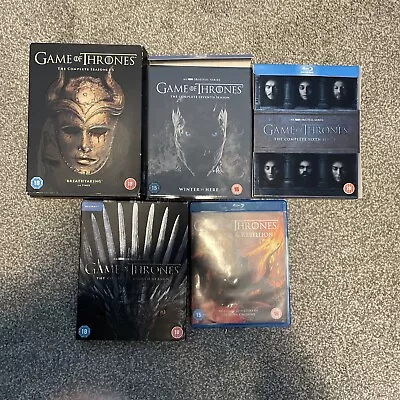 Game Of Thrones Seasons 1-8 Dvd And Blu Rays  • £24.99