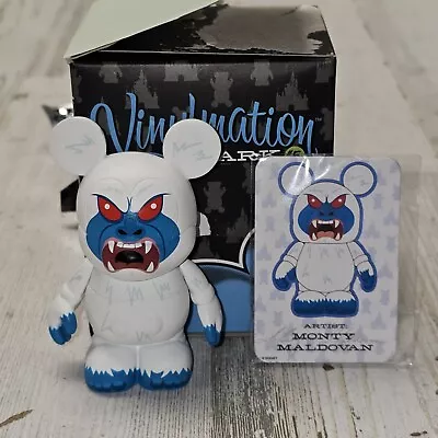 DISNEY Vinylmation 3  Park Set 5 Card + Box Yeti Abominable Snowman  • $19.95