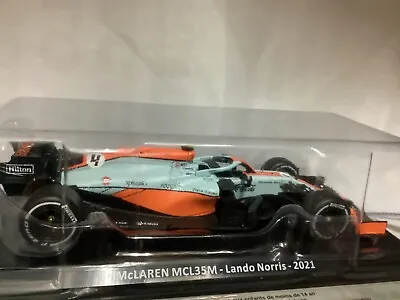 2021 F1 McLAREN MCL35M LANDO NORRIS 1/24.  DIE CAST New • £40.93