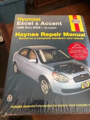 Haynes Repair Manual Hyundai Excel & Accent 1986-2009  43015 New • $25