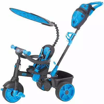 4-in-1 Deluxe Edition Neon Blue TrikeConvertible Tricycle  • $101.99