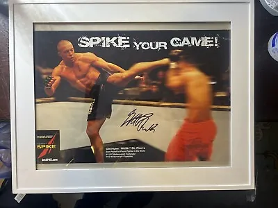 Georges “RUSH” St. Pierre GSP SIGNED Spike Poster UFC MMA Team Jackson Wink • $65.50