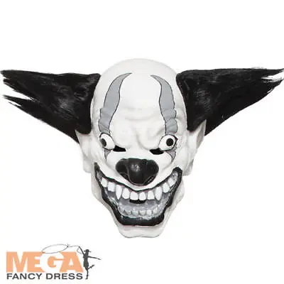 £9.99 • Buy Evil Clown Mask Adults Fancy Dress Scary Circus Mens Halloween Costume Accessory