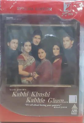 Kabhi Khushi Kabhie Gham - 2 DVD SET - Shahrukh Khan - Hrithik - Kareena - Kajol • $16.99