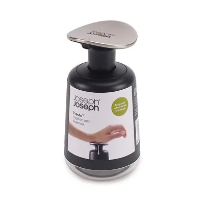 Joseph Joseph Presto Hygienic Bathroom/Sink Easy Push Soap Pump Dispenser Grey • $39
