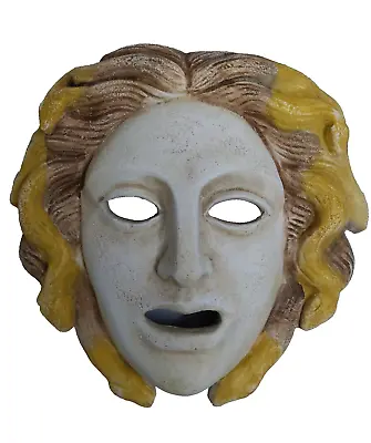 Medusa Mythology Sculpture Relief Wall Hanging Life Size Quality Mask Artifact • $98