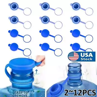 5 Gallon Water Jug Cap Silicone Leak And Spill Resistant Replacement Caps Covers • $9.95