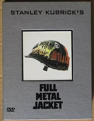 Full Metal Jacket Stanley Kubrick DVD Limited Edition W Film Cel & Soundtrack CD • $19.99