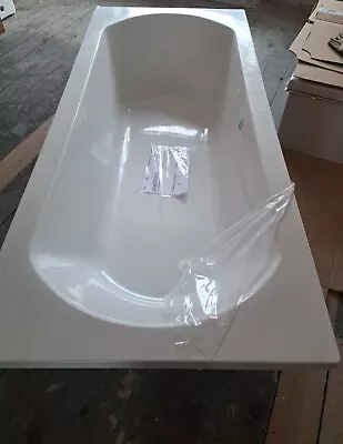 Double Ended Bath 1800 X 800 With Side And End Panels & Legs - White Acrylic • £100