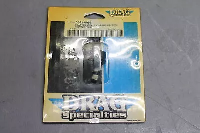 Drag Specialties Stealth Mirror Adapter Reverse Thread (black) 0641-0097 • $10.95