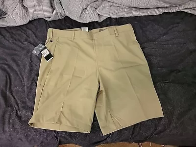 Adidas Golf Shorts Khaki 38 Stretch • $20.99