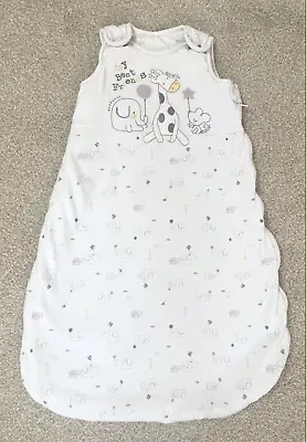 Beautiful Unisex NUTMEG White! Cute ‘Best Friends’ GROW BAG / SLEEPING BAG! • £4.99