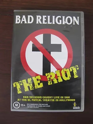Bad Religion The Riot DVD Live In Hollywood & Special Features Rated M • $11.95