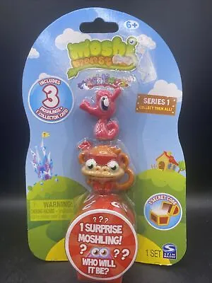 Moshi Monsters Moshlings 3 Pack #18 Stanley And #02 Chop Chop Series 1 • $12.99