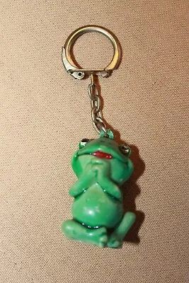 Vintage Lucky Frog Plastic Novelty Keychain • $8.99