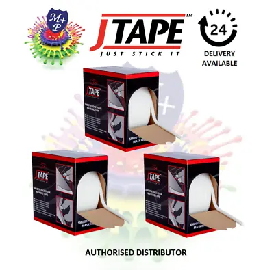 J Tape Smooth Soft Edge Foam Masking Tape 13mm X 50m X 3 Boxes - JTape  • £41.99