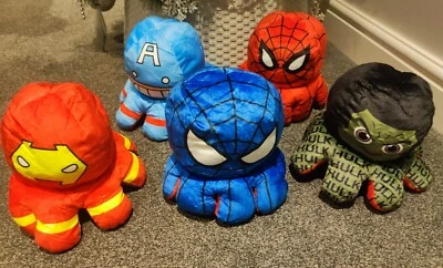 £6.99 • Buy Marvel Reversable Octopus Plush (4 Styles)