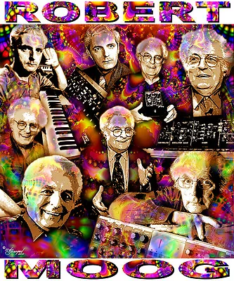 Robert Moog Tribute T-shirt Or Print By Ed Seeman • $22.95