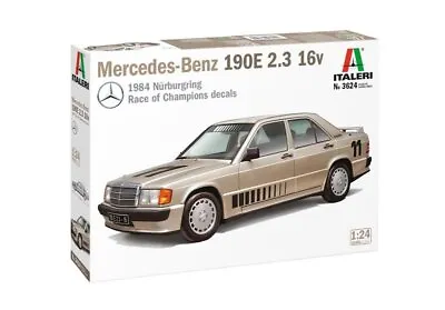 Italeri 3624 1/24 Model Kit Mercedes-Benz 190E 2.3-16v W201 1984 Nurburgring Cup • $27.90