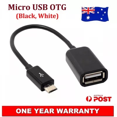 Micro USB Male To Type-A Female OTG Adapter Cable For Samsung Galaxy S7 S6 /Edge • $9.26