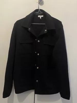 £35 • Buy Mens Reiss Black Overshirt - Medium - 53% Cotton & 33% Polyester