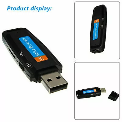 Mini Digital Audio Voice Recorder Pen Dictaphone USB Flash Drive U-Disk • $10.99