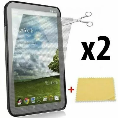 2x Universal 7  Inch Screen Protector Film For Tablet / GPS / Smartphone Pack • £7.18