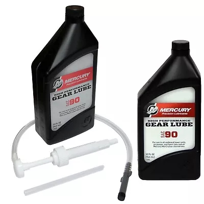 Mercury Marine New OEM High Performance Gear Lube With Hand Pump 2 Quarts • $50.07