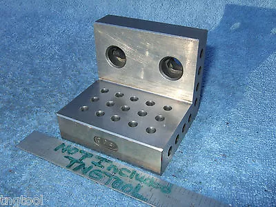 Angle Plate 3x3 Inch Machinist Toolmaker Watchmaker Hard Grind Fixture Inspect!! • $175