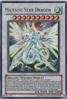 Yugioh Majestic Star Dragon SOVR-EN040 Ultra Rare  NM • $14.49