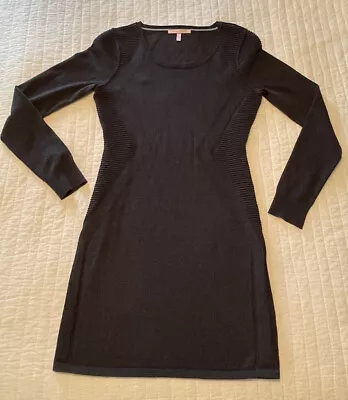 Victoria’s Secret Women’s Knit Sweater Sheath Dress Gray Small Mini Long Sleeve • $28.79