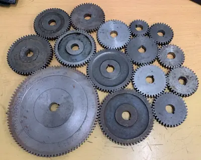 Used Changewheel Gears For A Boxford Lathe 25-100 Tooth 15 Gears In Total • £140