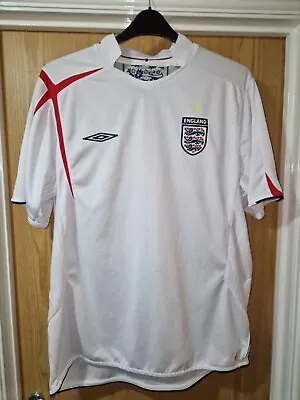 Official Umbro England Home Shirt 2005 - 2007 XL • £19.95