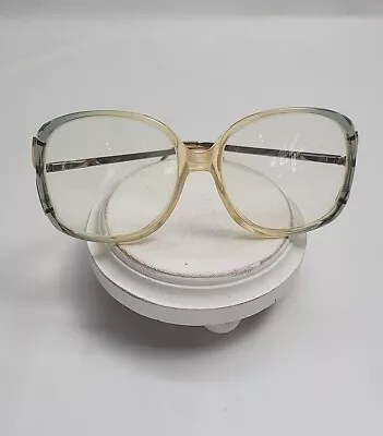 Vintage 70s 80s Eyeglasses Frames Oversized Hipster Women's Gold FRAMES Mom • $19.95