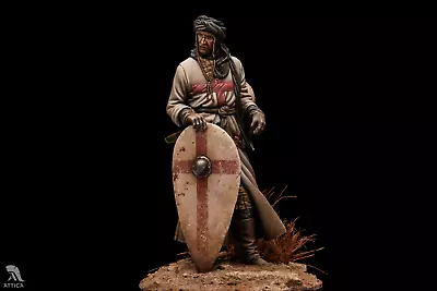 Templar Sergeant XIII Century 90mm Painted Miniature Toy Soldier | Museum • $1632.44