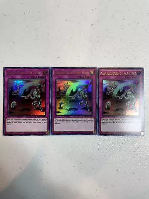 Yugioh Gravedigger's Trap Hole 3x Ultra Rare Mp21-en086 Playset MP21 • $4.99