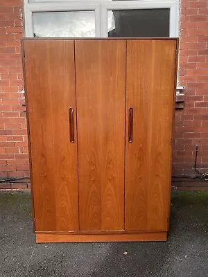 £200 • Buy G Plan Fresco Teak Bi-fold Triple Wardrobe