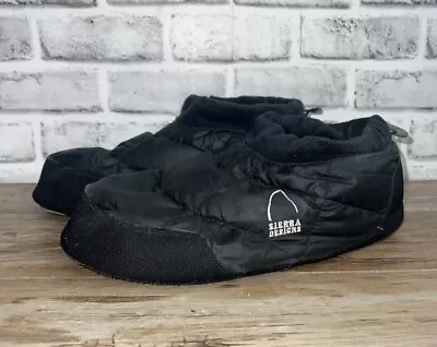 Sierra Designs Black DOWN Puffer Slipper Size XL • $19.99