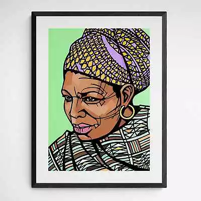 MAYA ANGELOU Print Poetry Wall Decor Still I Rise Art Print Poet Poetry Gift • $38.54