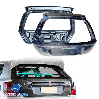 ModeloDrive Carbon Fiber OER Hatch EP3 3-Door For Civic Honda 02-05 Modelodrive • $873