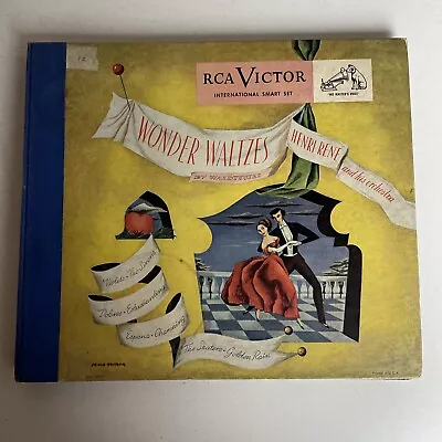 10  78 RPM 4 Record Set-Henri Rene-Wonder Waltzes/RCA Victor S54 • $10