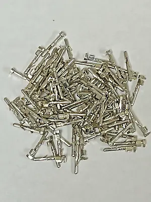 Lot Of 100 TE/AMP 60620-1 Commercial MATE-N-LOK Pin Contact Tin 20-14 AWG Crimp • $13.95