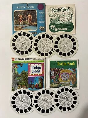 Viewmaster Reels Disney's  ROBIN HOOD  Two Adventure Sets With Booklets • $22