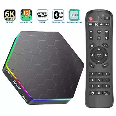 T95PLUS Smart TV Box Android 12.0 6K 5G WIFI Media Player 8GB/16GB/32 AU Stock • $43.99