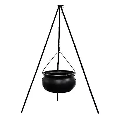 Halloween Witches Cauldron With Tripod Rack Witch Kettle Mist Maker Fogger • $54.09