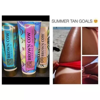 Brown Cow Dark Tanning Accelerator Sunbed / Uv Cream Lotion • £20