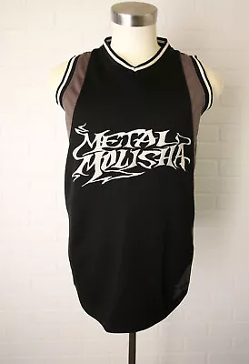 Metal Mulisha Tank Top Jersey Embroidered Sleeveless Shirt 42  Chest Sz S-M • $23.95